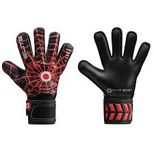 ELITE SPORT guante de portero spider rojo/negro