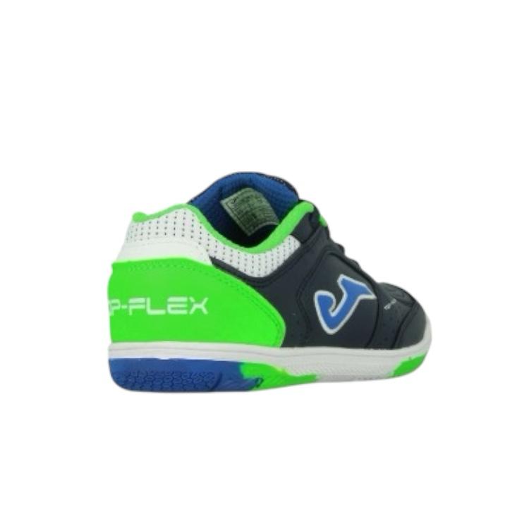 JOMA FUTSAL Top Flex JR 2533 NAVY BLUE FLUOR GREEN INDOOR/SALA - FOR SPORT
