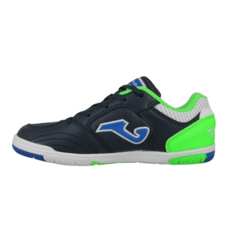 JOMA FUTSAL Top Flex JR 2533 NAVY BLUE FLUOR GREEN INDOOR/SALA - FOR SPORT