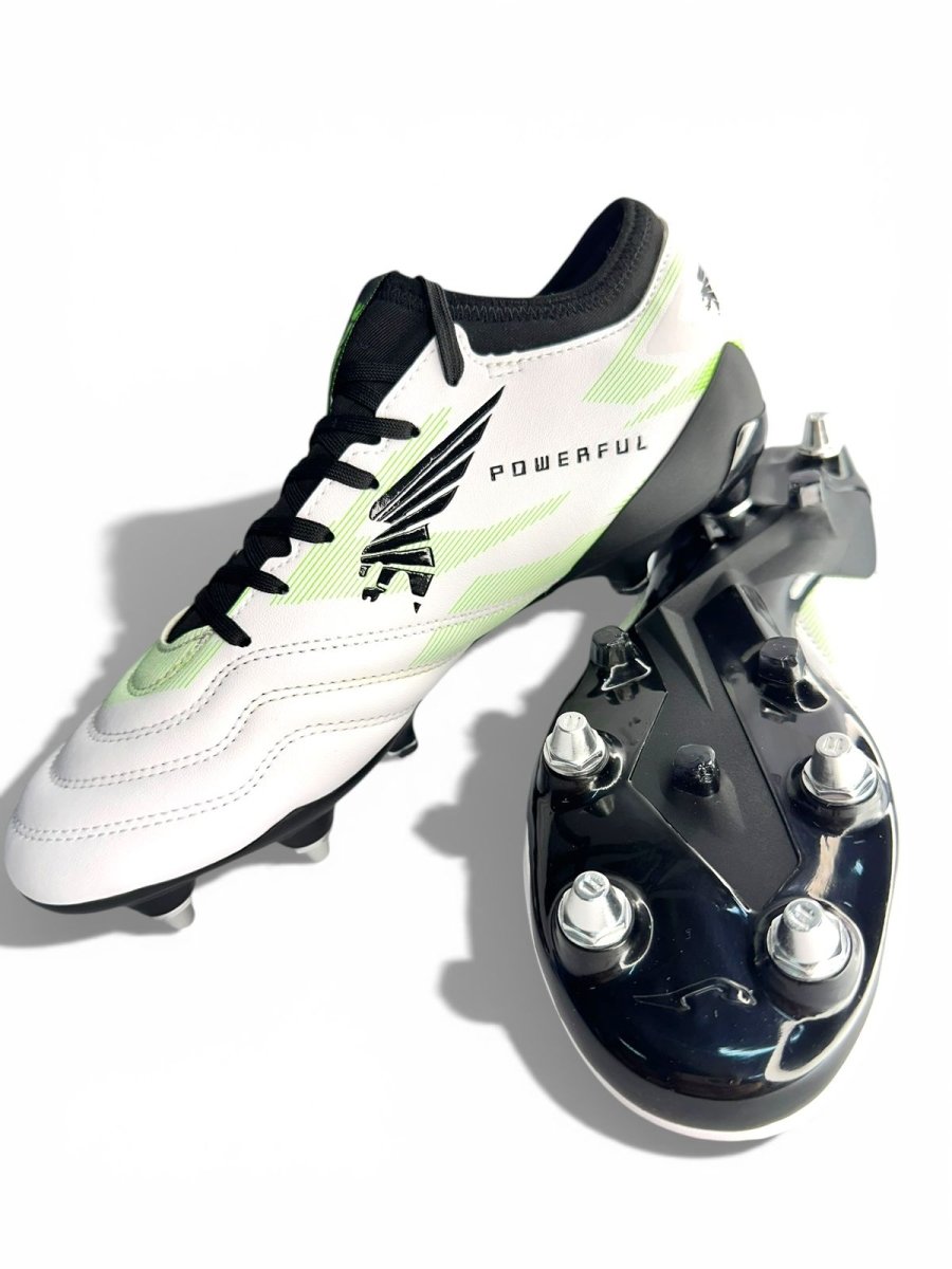 JOMA Taco de futbol Powerful 2502 White Black Soft Group - FOR SPORT