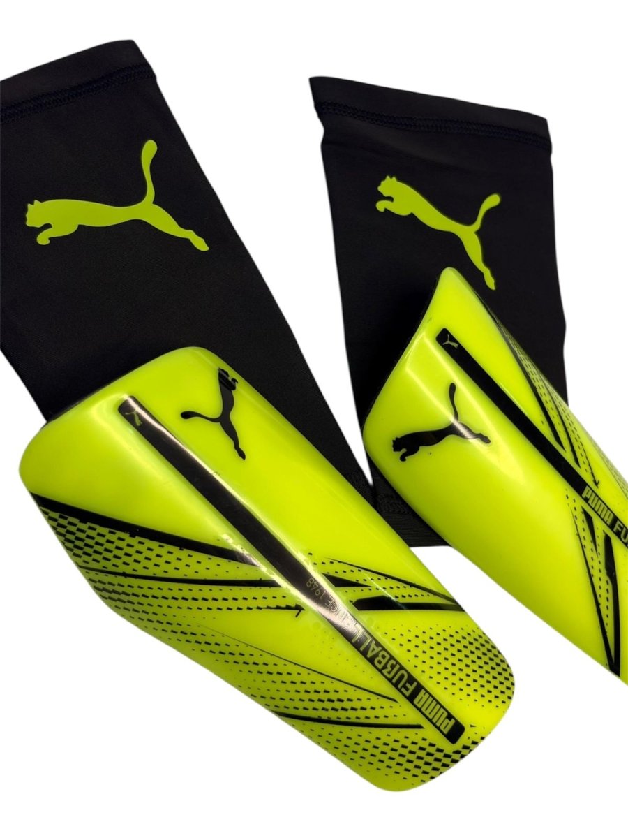 PUMA espinillera - shinguards Attacanto Sleeve LIME - FOR SPORT