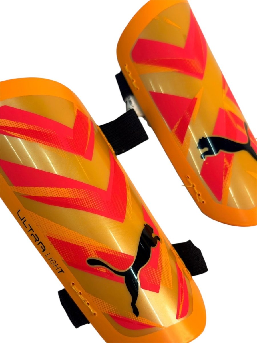 PUMA espinillera - shinguards Ultra Light strap Orange - FOR SPORT