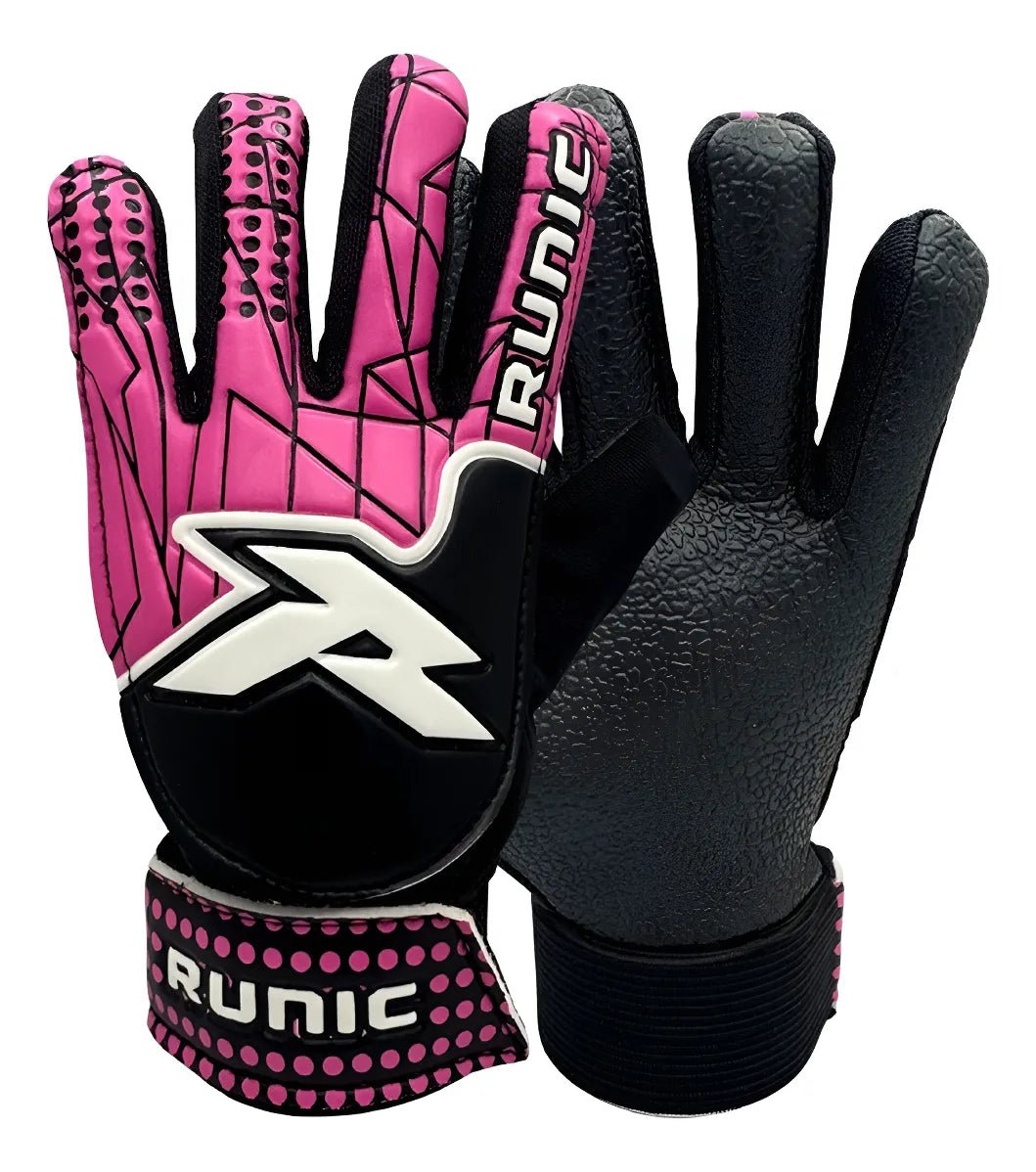 RUNIC guante de portero junior rosa/ negro - FOR SPORT