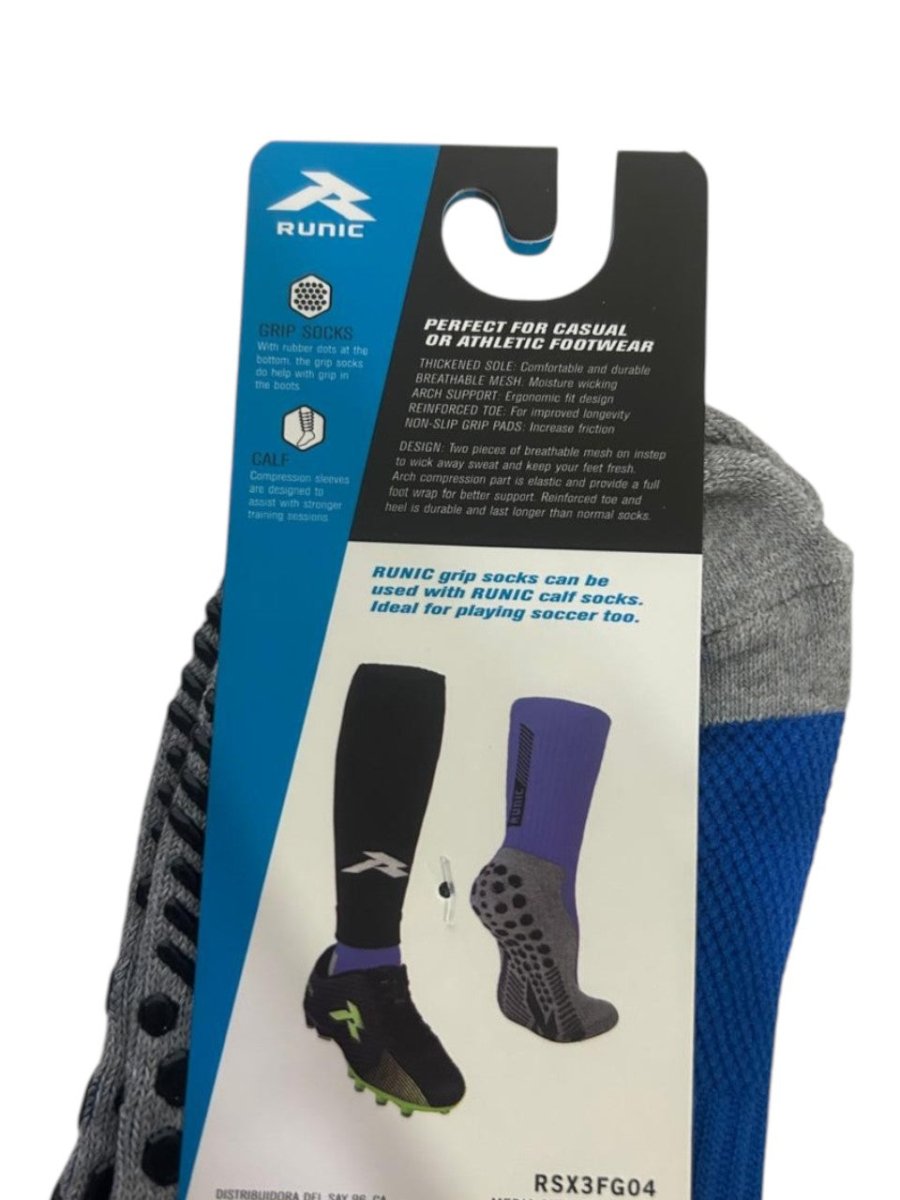 RUNIC media antideslizante azul - FOR SPORT