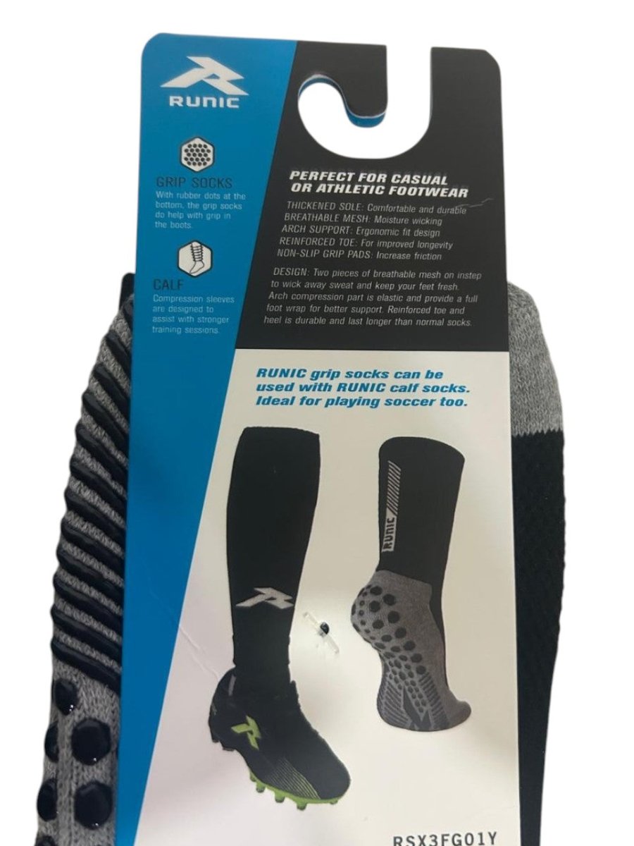 RUNIC media antideslizante negro - FOR SPORT